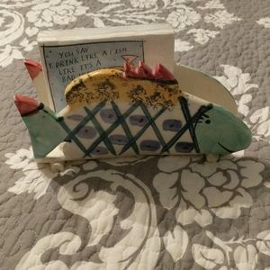 Fish napkin holder "C"